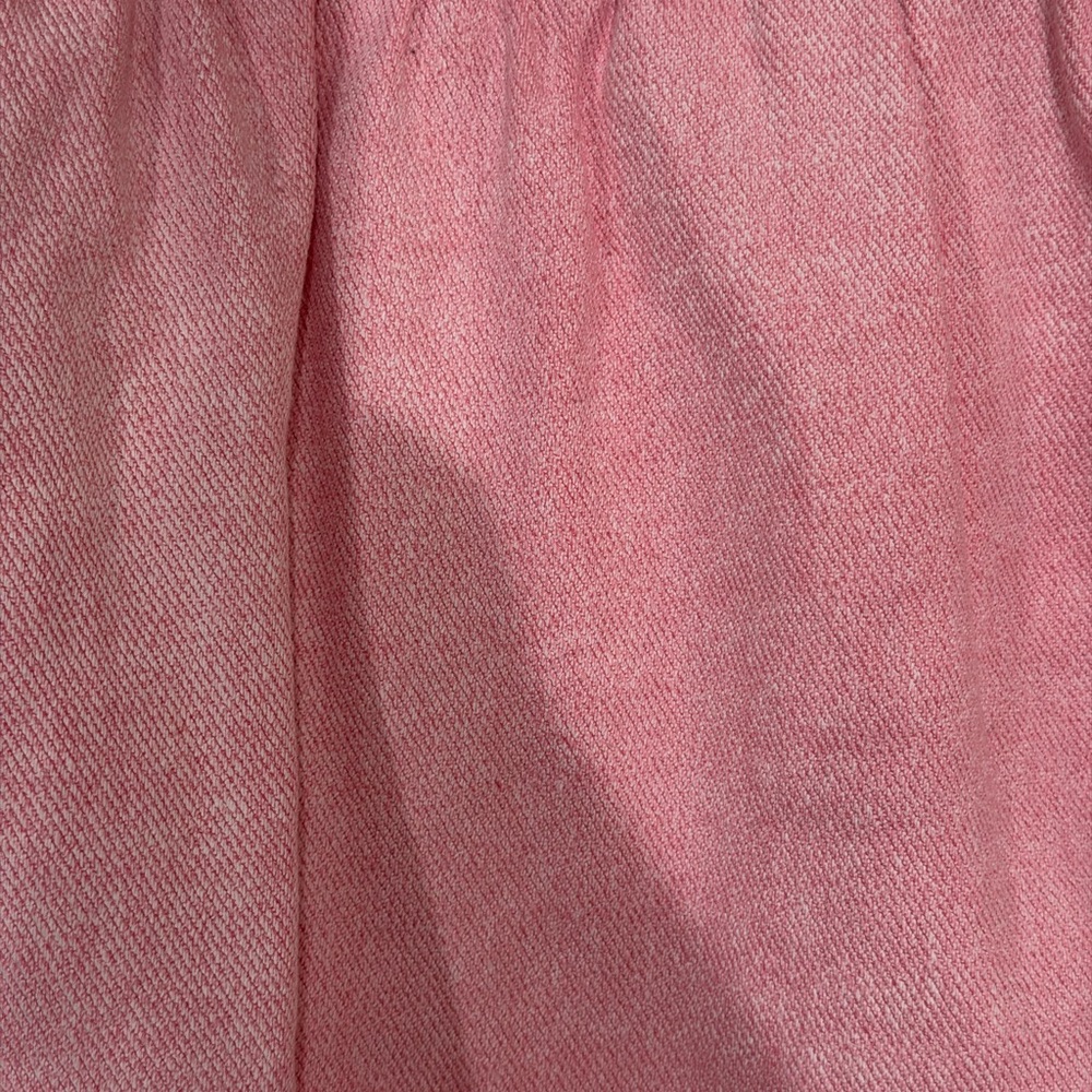 FORE Denim Ruffle Strap Pink Dress Women’s Large - Picture 2 of 9
